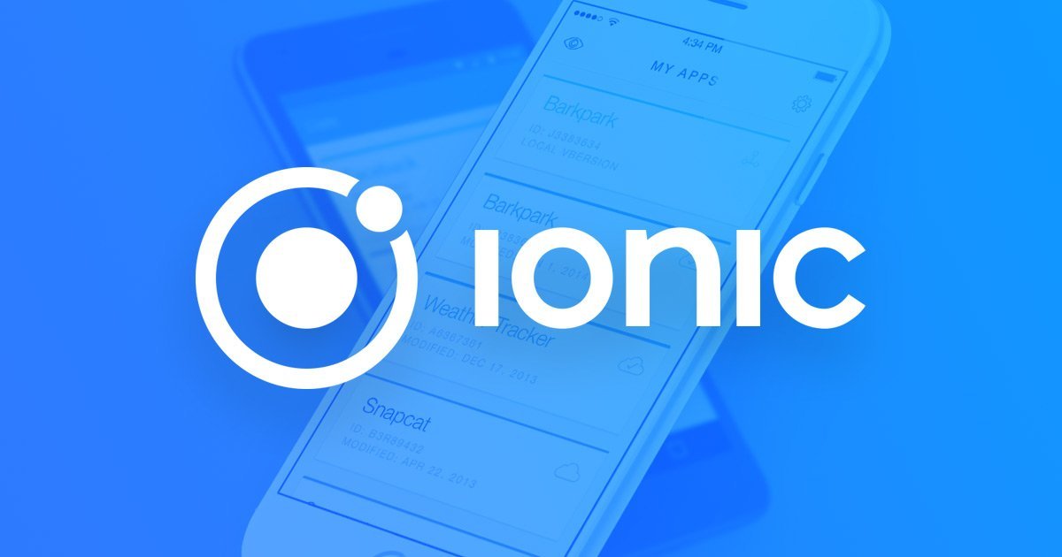 ionic tutorial
