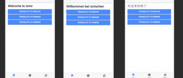 Ionic 3 Multi Language Example