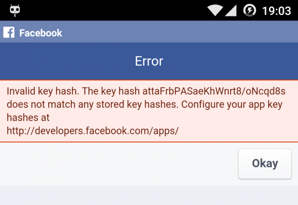 facebook-hash-key-issue